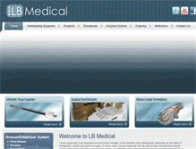 Tablet Screenshot of lbmedicalusa.com